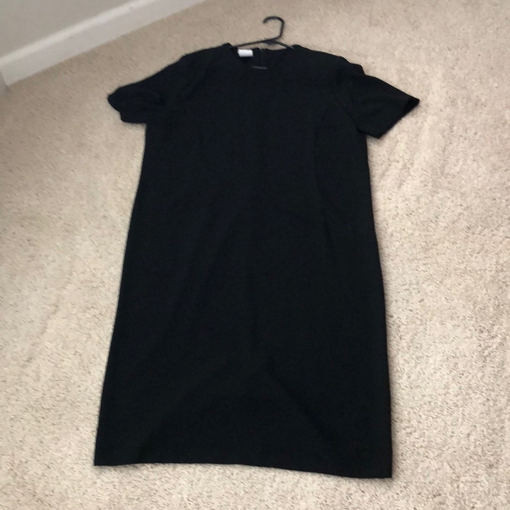 3/$25 Vintage 80’s Willi of California Black Dress w/Shoulder Pads Made in USA